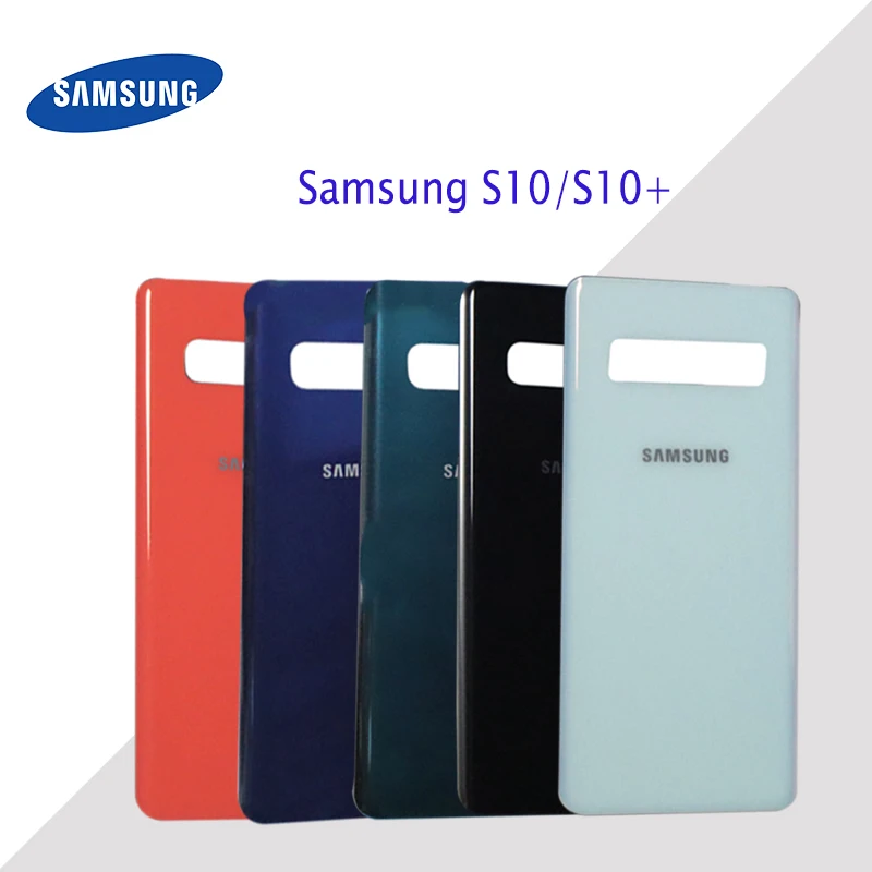 Оригинальный чехол для Samsung Galaxy S10 G9730 задняя крышка аккумулятора стекла запасная