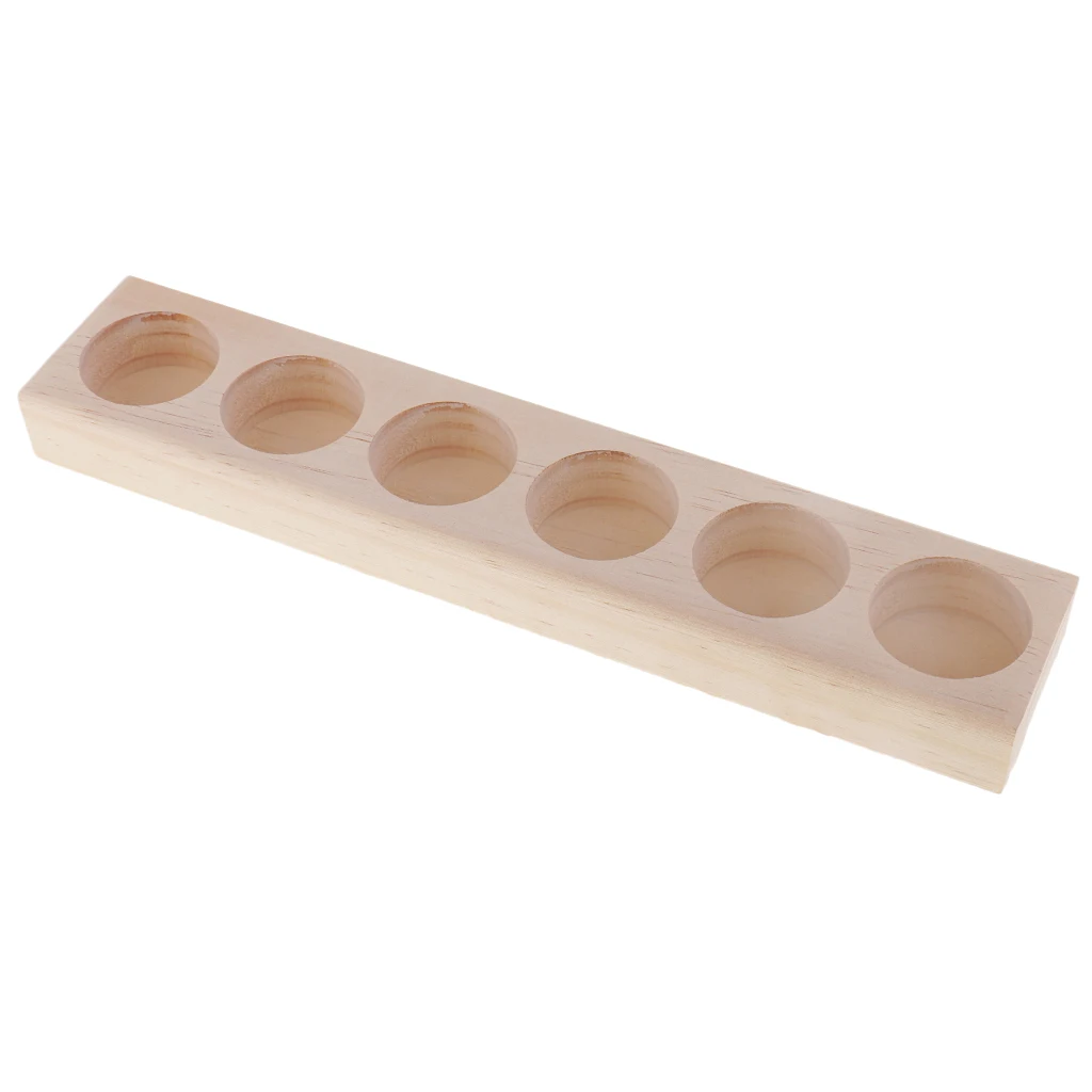 Wood Essential Oils Box Aromatherapy Bottles Display Stand, Oil Rack, Oil