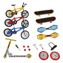 Mini Skate à doigts pour enfants, rampe professionnelle, en alliage, Scooter, jouet
