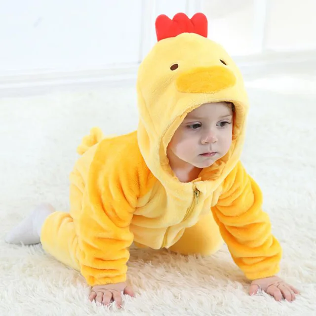 Blue Stitch & Chicken Anime Kigurumi Onesie Pajamas