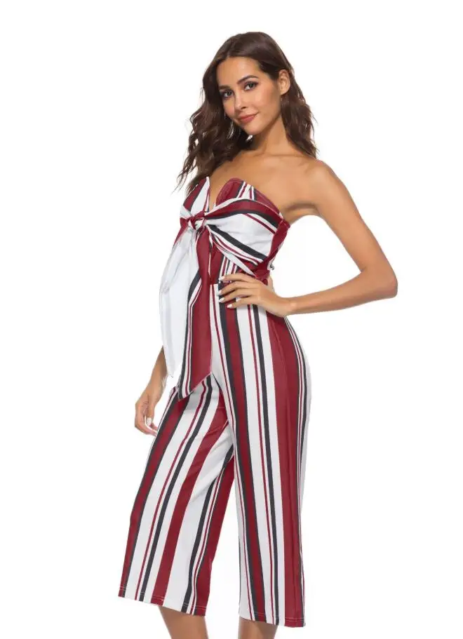 

Rompers 2020 Summer new Women Casual Loose Cotton Jumpsuit Sleeveless Backless Playsuit Trousers Overalls big sizeCL285