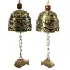 Fashionable 1pc Dragon/Fish Feng Shui Bell Blessing Good Luck Fortune Hanging Wind Chime Decorative pendant Decoration Crafts ► Photo 1/6