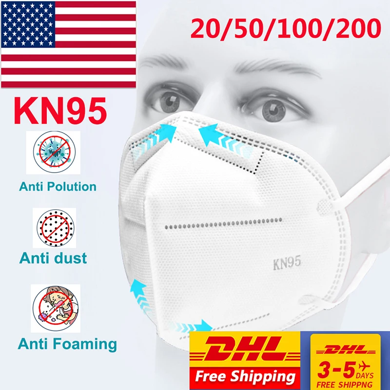 

5Layers mask surgical n95 mascarillas kf94 respirator kn95 mask reusable ffp3 anti dust flu mouth mask protective 95% Filtration