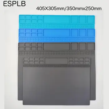 Esplb 405x305mm 단열 수리 패드 납땜 작업 스테이션 매트 실리콘 용접 납땜 유지 보수 플랫폼