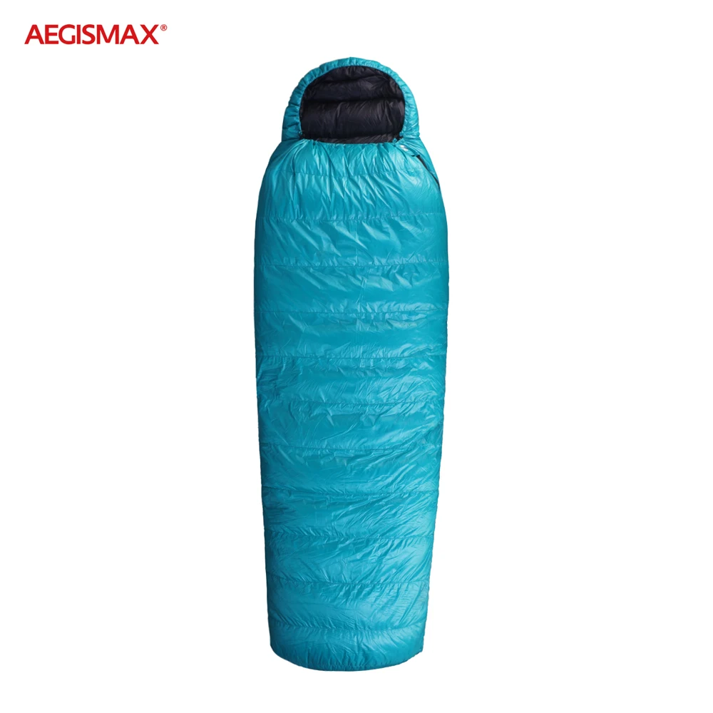 Discount  AEGISMAX EPLUS Ultralight 14℉~25℉ Sleeping Bag Outdoor 95% Goose Down FP800 Portable Envelope Mummy