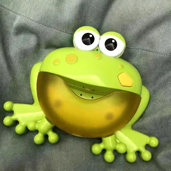 

Baby Bath Toy Bubble Machine Frog Automatic Bubble Maker Blower Music Bubble Maker Bathtub Soap Machine Toy for Children