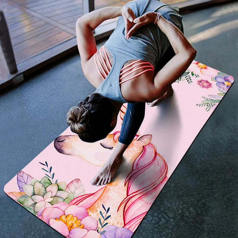 

Thin 1.5 Size Profession Portable Folding Anti-slip Natural Rubber Yoga Mat Women's Drape Sports Yoga Mat