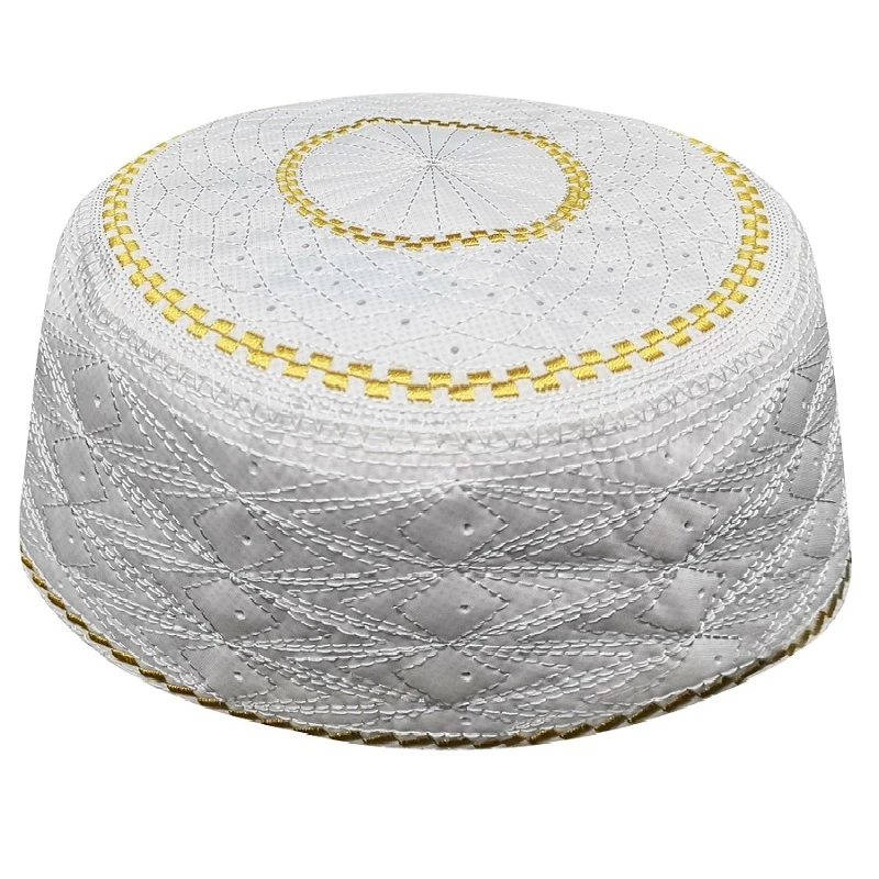 Мужские шапки для молитвы хиджаб Kippah индийская атласная шляпка мусульманский