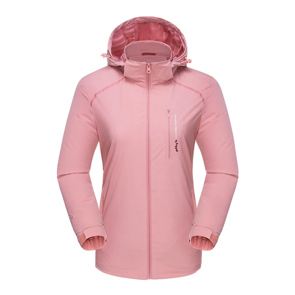

Women's Waterproof Quick-drying Softshell Jacket Outdoor Sports Coats Hiking Camping Breathable Female Hiking Jackets