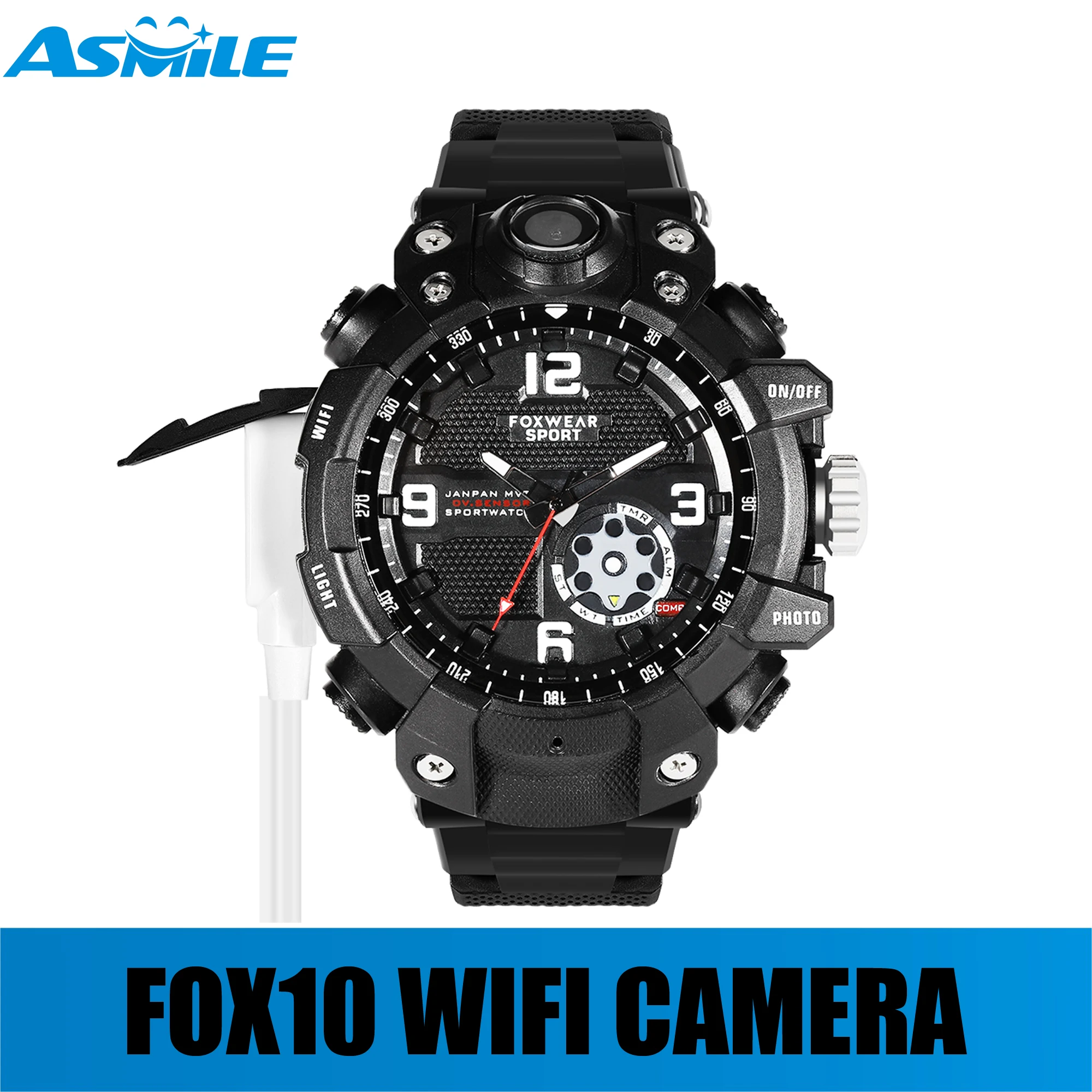 Водонепроницаемая камера для часов FOXWEAR 2k Wi-Fi 32G | Безопасность и защита