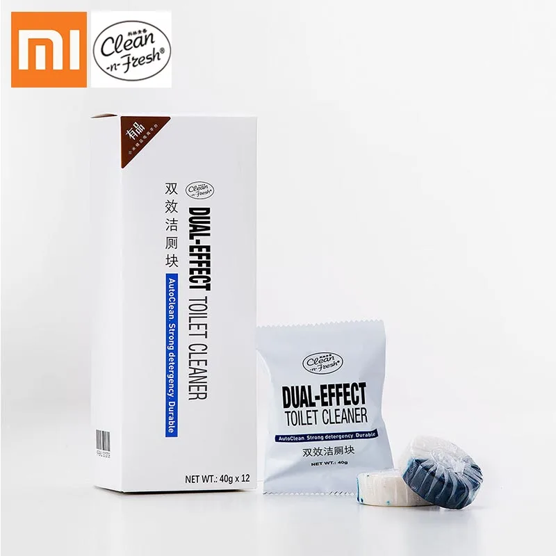 

Xiaomi Clean-n-fresh Double-effect Toilet Block Independent Water-soluble Film Anionic Active Factor Deep Clean Toilet Cleaner