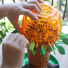 Новая Интерактивная настольная игра в виде маленького пчелиного дерева, детские настольные игры для обучения мышлению, семейные вечерние игры, развивающие игрушки