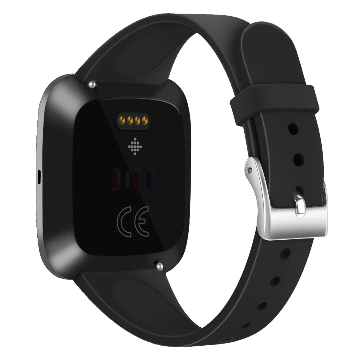 Для Fitbit Versa 2/Versa Lite мягкий силиконовый водонепроницаемый чистый цвет не токсичный сменный ремешок для часов выдвижной