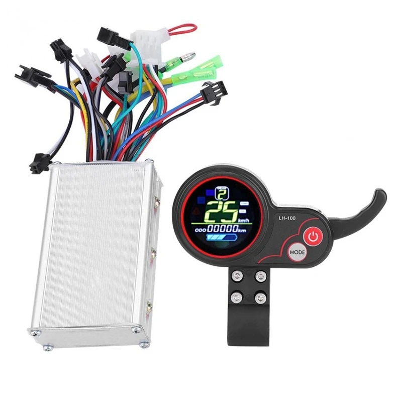 36V 250 W/350 W контроллер для электрического велосипеда ЖК-дисплей Дисплей Управление Панель с рукоятка рычага переключения передач выключатель E-аксессуар для велосипеда