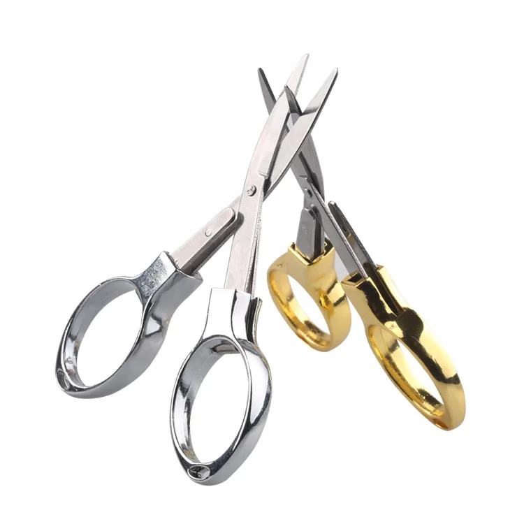 

Fishing Scissors Angling Small Nail-scissor Lead Sheet Fish Wire Scissors Folding Stainless Steel lv xing jian Fishing Gear Supp