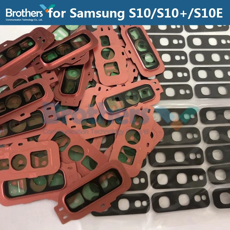 Защитная круглая камера для samsung Galaxy S10 S10E S10Plus с задней камерой, стеклянный объектив для samsung G973 G975 G970, рамка для камеры, Новинка