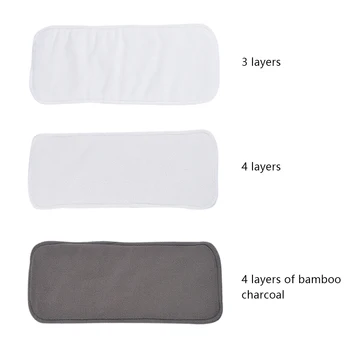 

CYSINCOS Reusable Washable Inserts Boosters Liners Real Pocket Cloth Nappy Diaper Cover Wrap Insert Microfibre Drop shipping