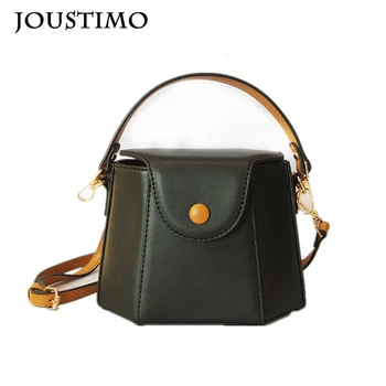 

Brand Female Top-hadle Messenger Shoulder Bag Fashion Small Square Bucket Totes PU Leather Luxury Handbag Women Bags Designer