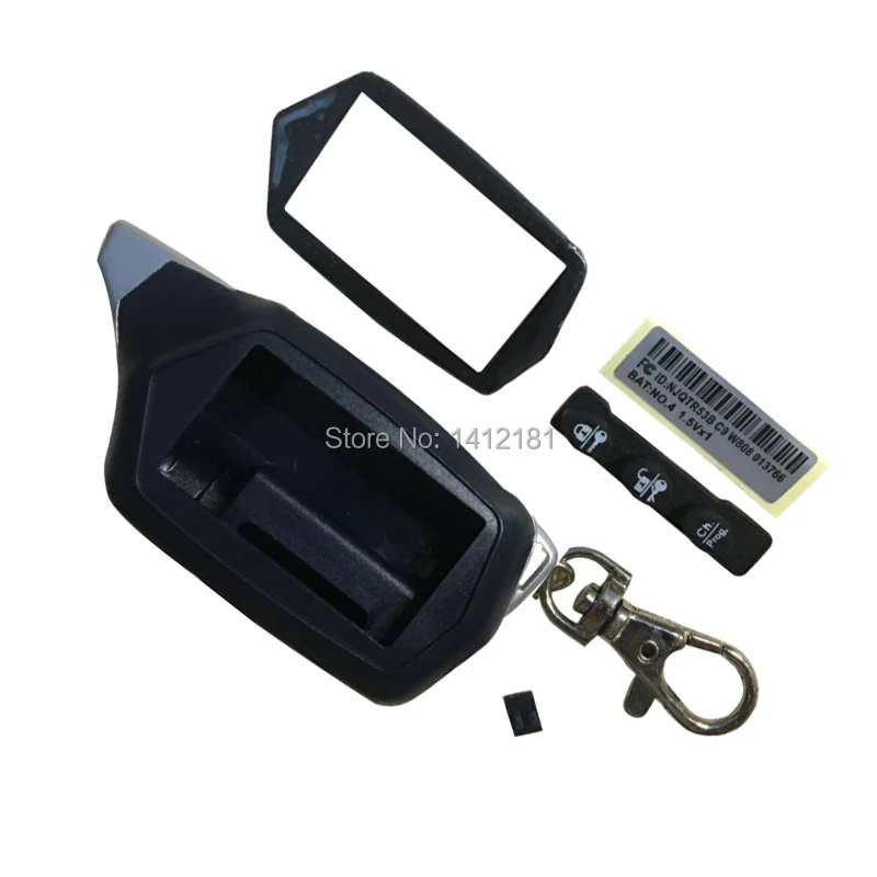 Versión rusa C9 llavero funda de cuerpo para alarma de coche de dos vías Starline C9 C4 C6 C3 C2 C1 C5 lcd Control remoto de coche