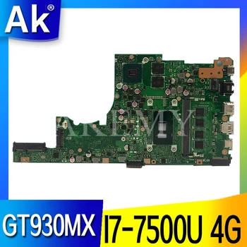 

Akemy X405UR For ASUS X405U X405UN X405UR X405URR X405URP X405UQ X405UF Laotop Mainboard X405UR Motherboard I7-7500U GT930MX 4GB
