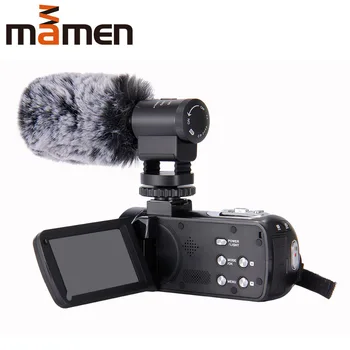 

MAMEN Recording Video Microphone Vlog Camera Microphone 1080P HD Digital Camera Portable Videocamcoder Videocam DV 2020