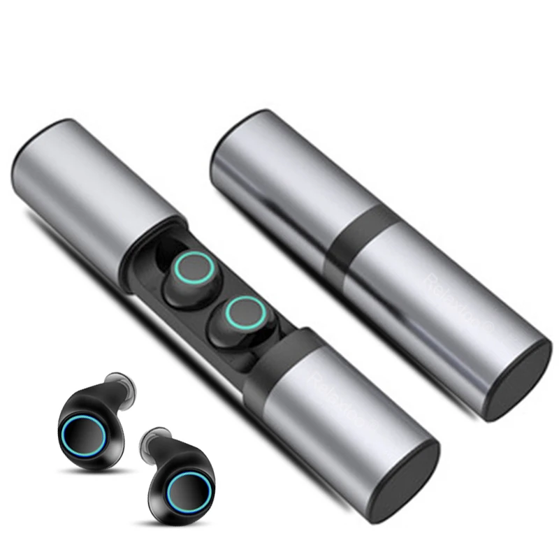 TWS S2 Wireless Earphones Bluetooth Headset Binaural Mini Earbuds With Charging Box sports in-ear stereo earbud | Электроника