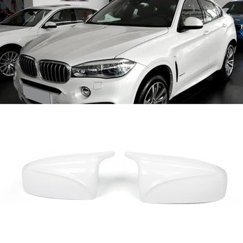 

Painted Glossy White Mirror Cover M Look Replacement For BMW E70 X5 2007-2013 E71 X6 2008-2013