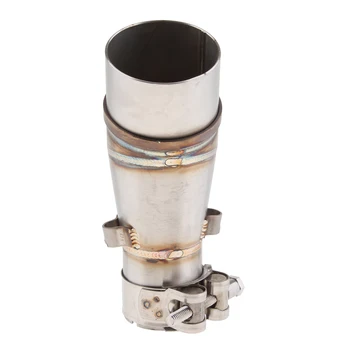 

Metal Motorcycle Exhaust Middle Link Pipe Connect Adapter Accessories For Kawasaki Z250SL