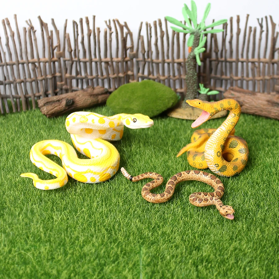 Ciclo Di Vita Del Serpente Cobra – Set Di 4 Figure Giocattolo Educative, Uova, Piccolo E Adulto, In PVC, Per Bambini - 2
