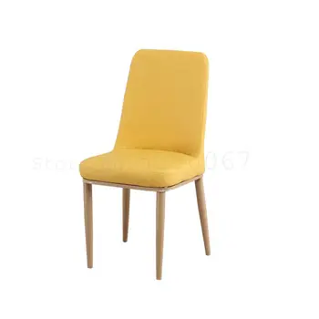 

Dining Chair Modern Simple Nail Backrest Chair Nordic Restaurant Chair Leather Soft Bag Stool Dining Table Chair Household