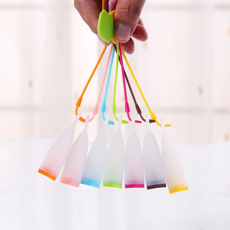 10pcs Silicone Tea Strainer Reusable Non-toxic Herbal Spice Filter Diffuser Kitchen Tools Holder Bag Style Infuser | Дом и сад