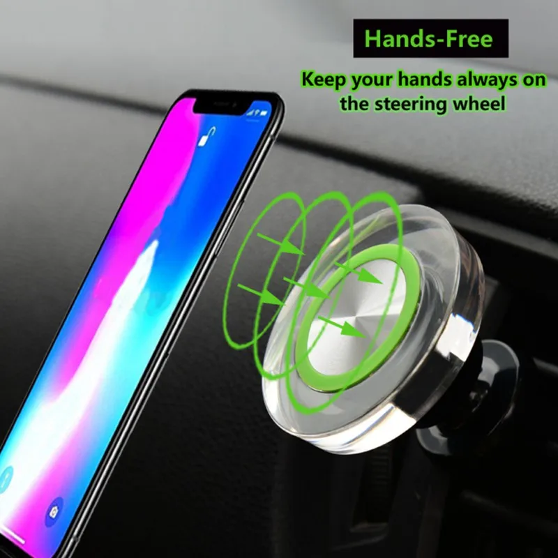 

2020 Universal Car Phone Holder Magnetic Air Vent Magnet Mobile Phone Car Holder For Cell Phone Car Mount Holder Hot Sale