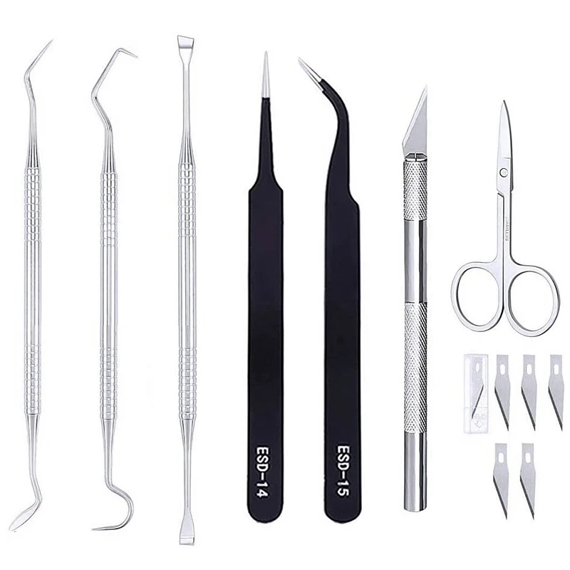 

7 Pcs Vinyl Craft Paper Craft Tool Kit Craft Weeding Tool Kit for Weeding Vinyl, Silhouettes, Cameos, Lettering