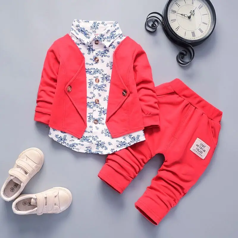 Bibicola/ весенне-осенний комплект одежды для мальчиков, куртка с капюшоном и длинными рукавами и рисунком звезды+ Брюки Спортивный комплект для мальчиков и девочек - Цвет: picture color