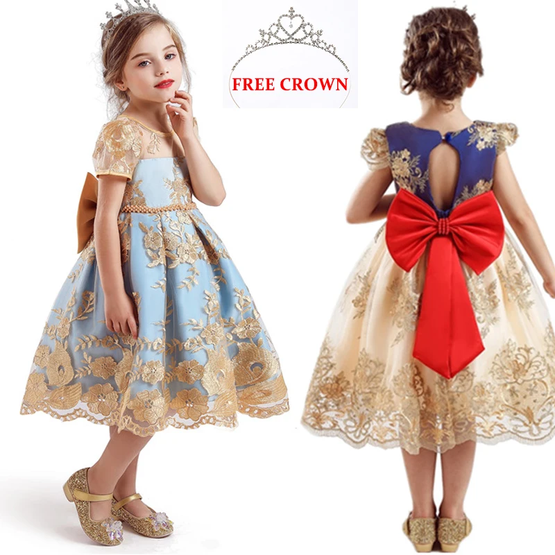 Платье с цветочным узором для девочек свадебные платья, детские платья для девочек, вечерние платья принцессы для девочек возрастом 4, 6, 8, 10 лет, платье на день рождения и Рождество