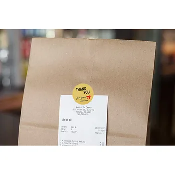 

Kraft Paper "Thank You for Your Business" Stickers Scrapbooking for Seal Labels Cute Sticker Adhesive School Stationery Sticker