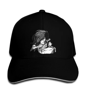 

Men Baseball Cap MAGLIETTA UOMO DONNA CAPITAN HARLOCK CARTONE ANIMATO BIANCO NERO VINTAGE Snapback Cap Women Hat Peaked