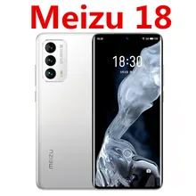 Stock Meizu 18 5G Smart Phone 6.2" 120HZ 3200X1440 Screen Fingerprint Snapdragon 888 12GB RAM 256GB ROM 64.0MP 18W Charger