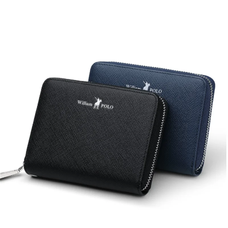 Williampolo anti-theft brush 30 card organ men and women card package anti-degauss rfia genuine leather credit set wallet