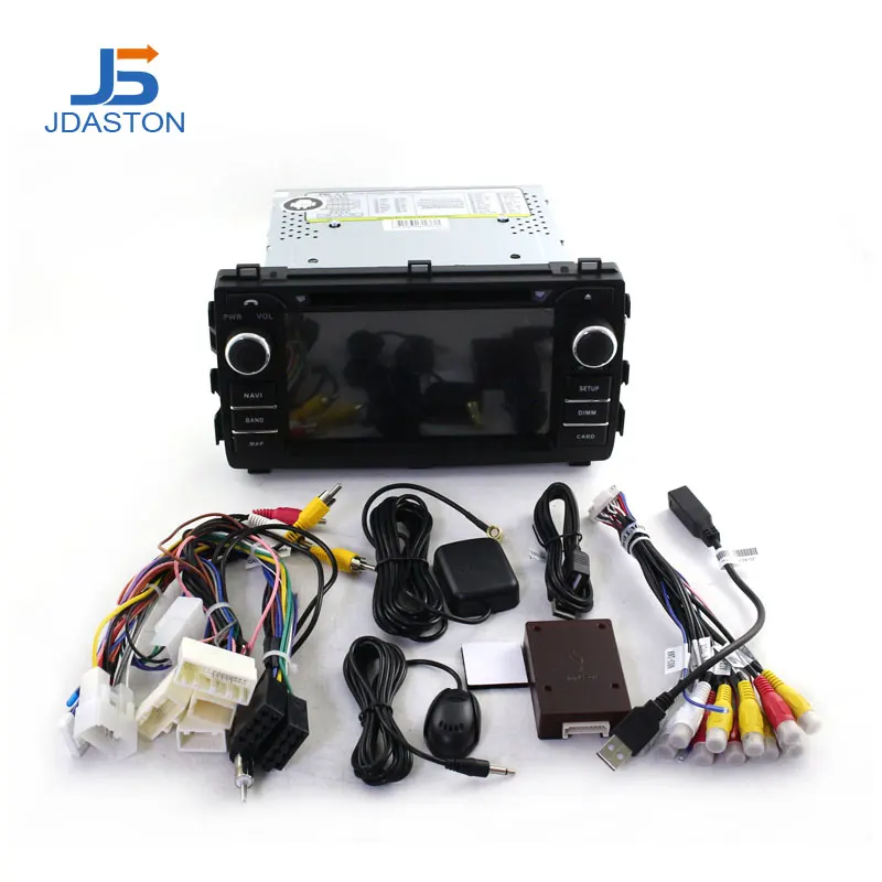 Cheap JDASTON 2 DIN Android 9.0 Car DVD Player For Toyota Auris 2013 2014 2015 Octa Core 4G+64G Car Radio Multimedia GPS Stereo Audio 4