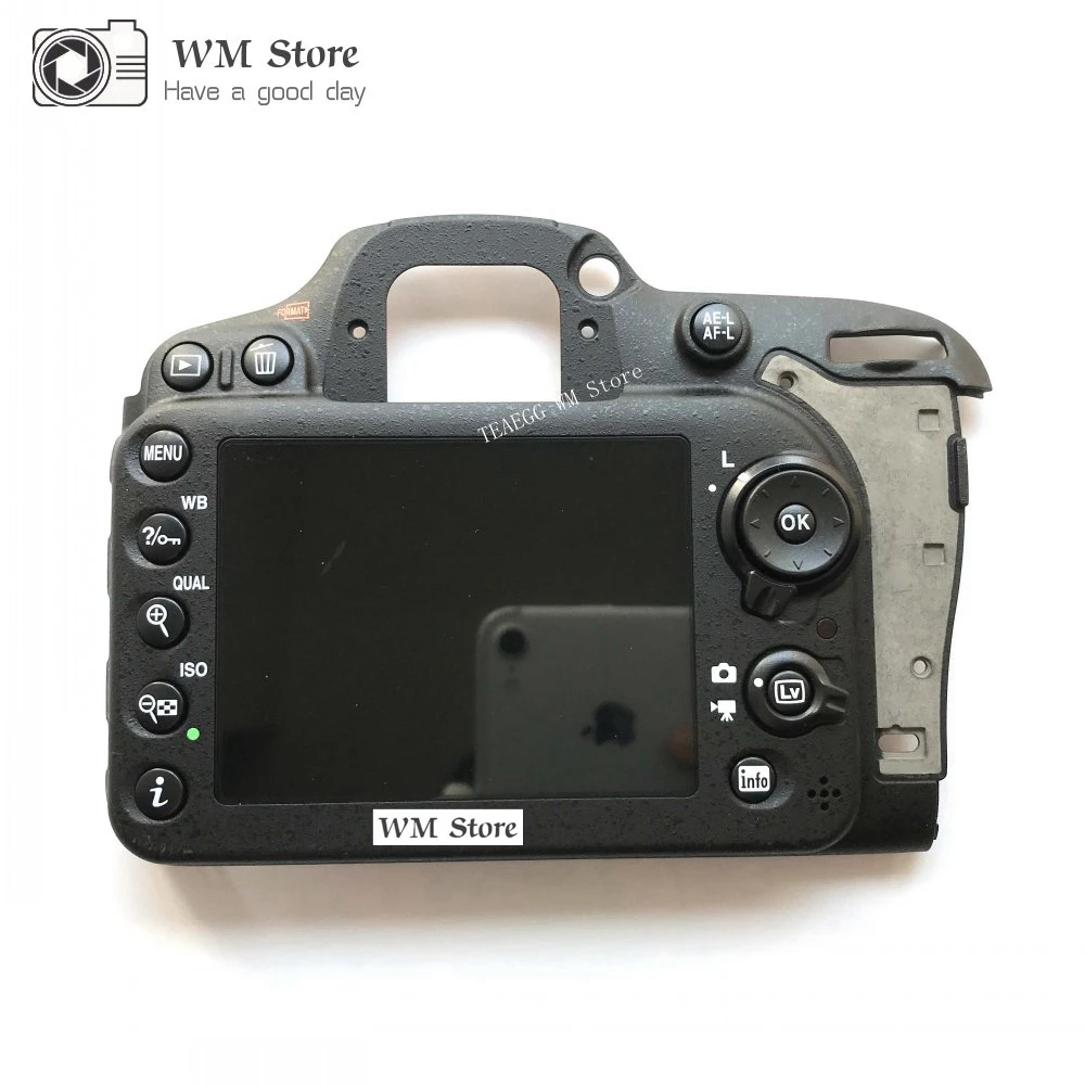 

NEW For Nikon D7100 Back Cover Rear Shell Case with LCD Button Flex Cable Camera Replacement Unit Repair Part
