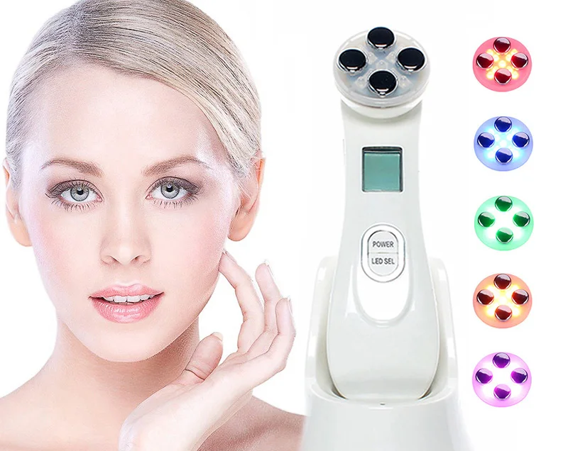 5 in 1 RF&EMS Radio Mesotherapy Electroporation Face Beauty Radio Frequency LED Photon Face Skin Rejuvenation Remove Wrinkle 1 副本
