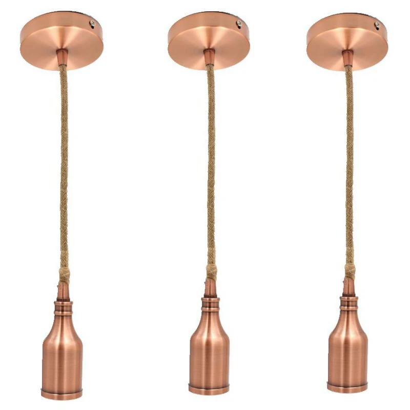 Vintage lamp holder with cord