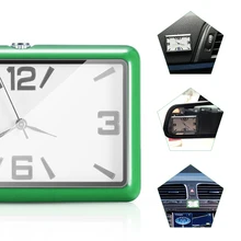 Алюминиевая Приборная панель автомобиля, декоративные часы, кварцевые часы, украшение автомобиля, часы, орнамент, электронный кулон, авто аксессуары для интерьера