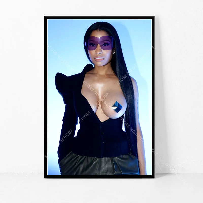 G307 художественный Декор Ники минадж рэп хип-хоп музыка певица рэпер звезда Горячая сексуальная настенная живопись на холсте Шелковый плакат украшение дома