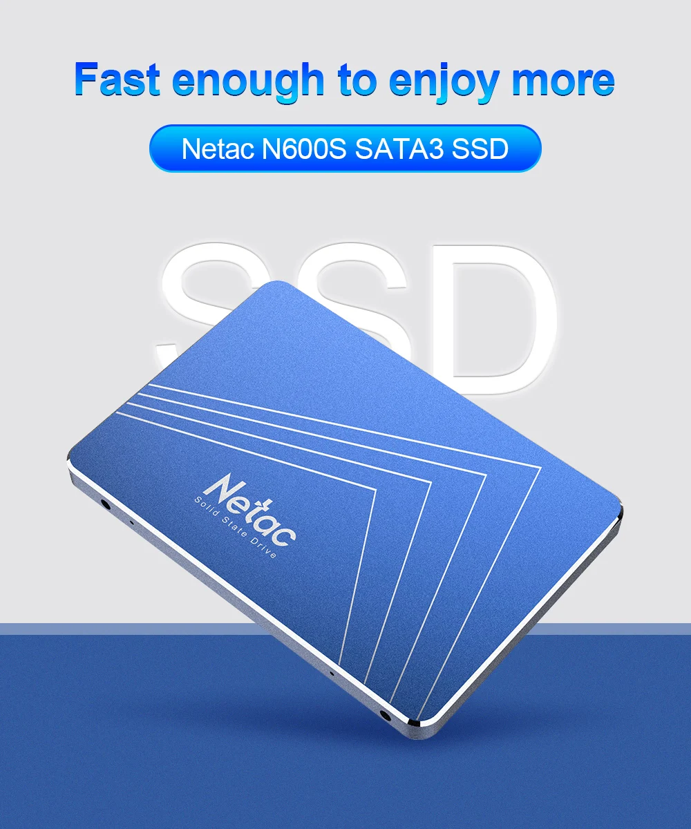 Netac N600S SSD 720 ГБ ТБ 2,5 дюйма SATA 3 HD SSD жесткий диск 720 ГБ 1 ТБ ноутбук Внутренний твердотельный накопитель для ноутбука Настольный ПК