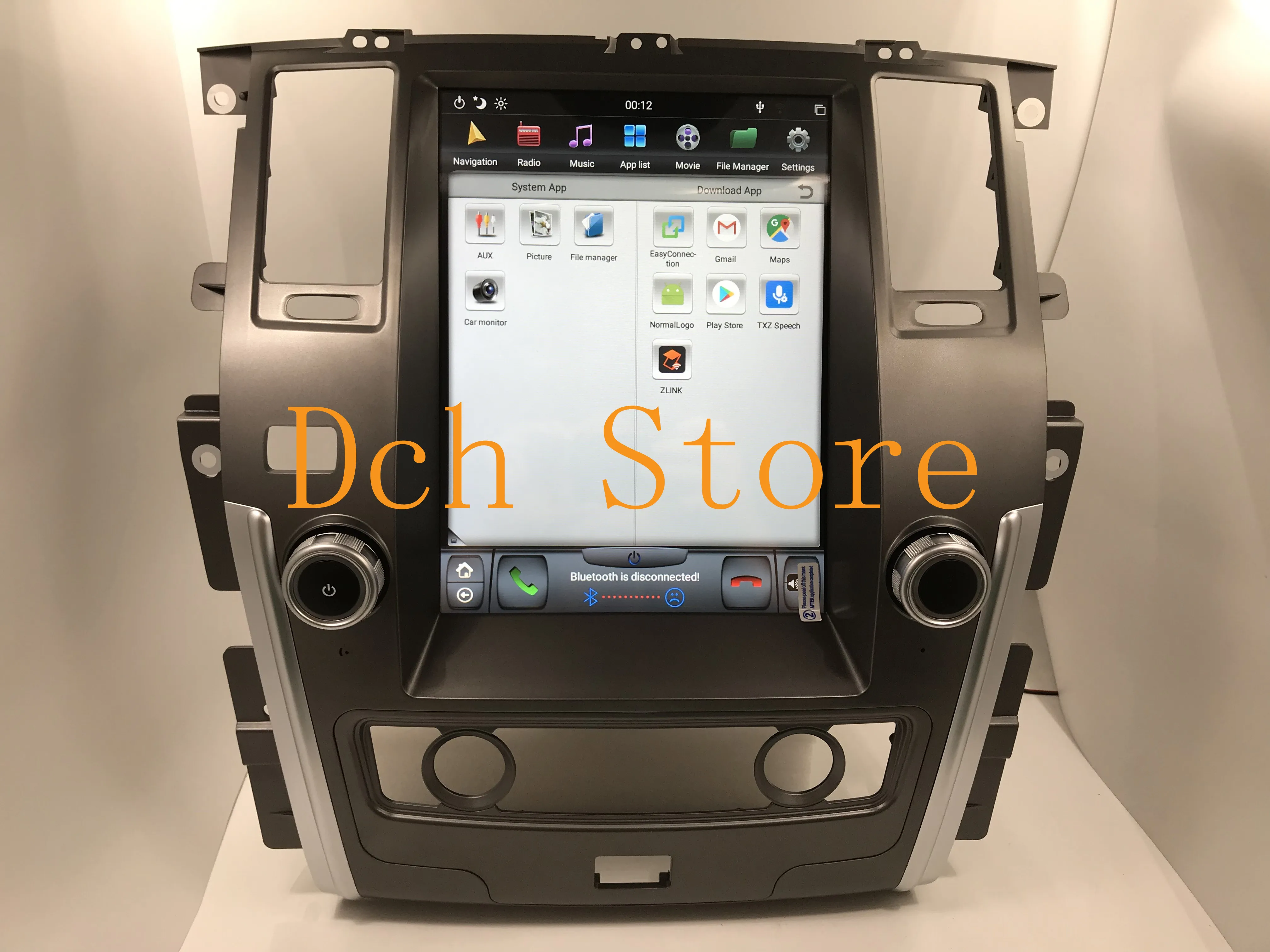 Вертикальный автомобильный DVD GPS в стиле Тесла 12 1 Android 9 0 для Nissan Patrol 2010 2011 2012 2013 2014