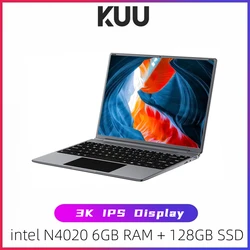 KUU – pc portable YoBook M avec écran de 13.5 pouces, processeur Intel Celeron N4120, 6 go de RAM DDR4, SSD de 128 go, windows 10, wi fi, type c, technologie IPS, 3K 