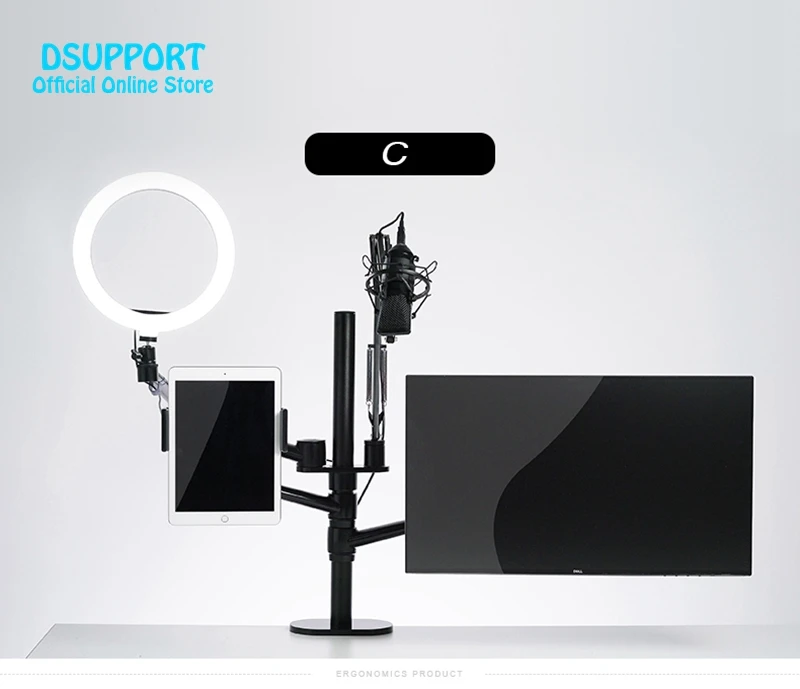 Desktop conjunto de suporte ao vivo 6-em-1