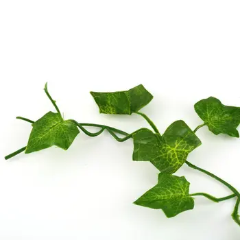 NEW 2M Long Artificial Plants Green Ivy Leaves Artificial Grape Vine Fake Foliage Leaves Home Wedding Decoration